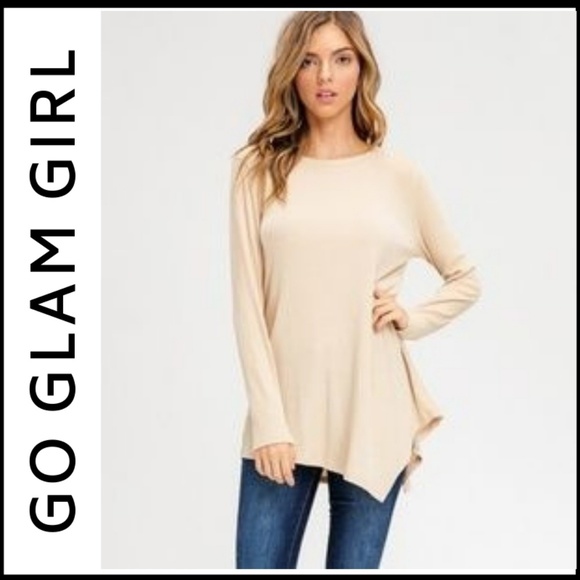 NWT Asymmetric Long Sleeve Tunic - Picture 2 of 4